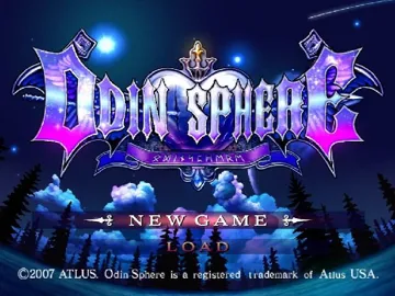 Odin Sphere screen shot title